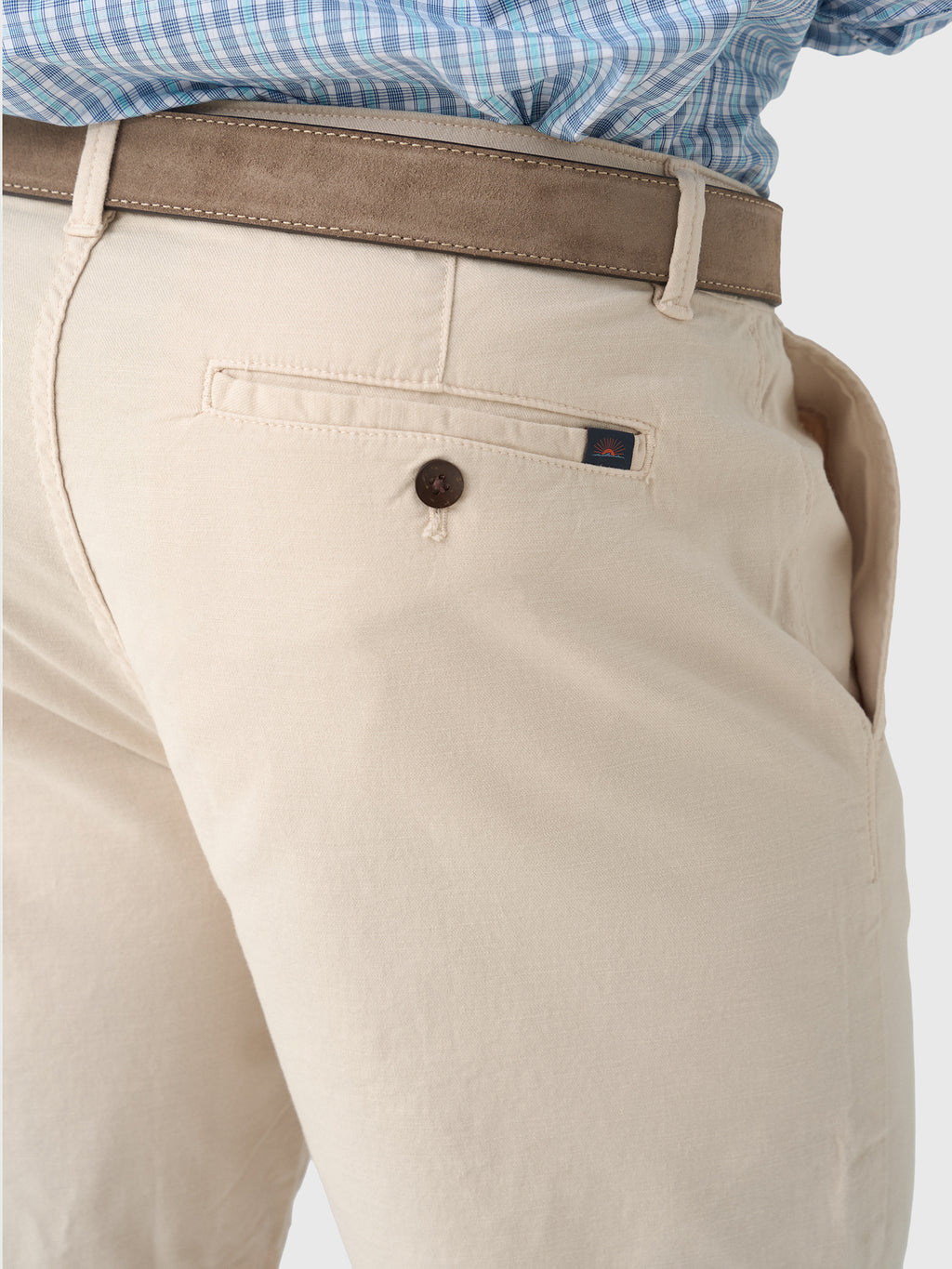 Faherty Brand Men's Essential Chino 8" Short - Saint Bernard