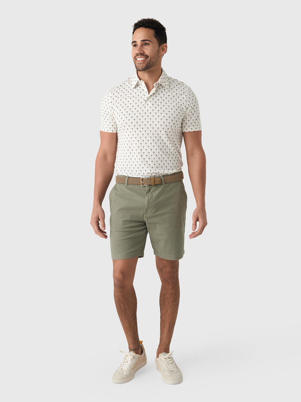 Faherty Brand Men's Essential Chino 8" Short - Saint Bernard