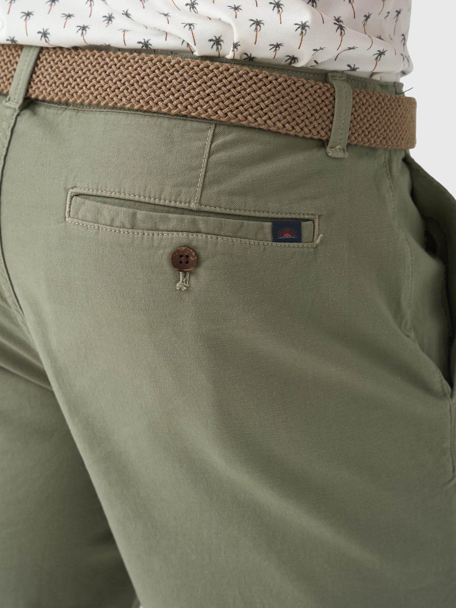 Faherty Brand Men's Essential Chino 8" Short - Saint Bernard