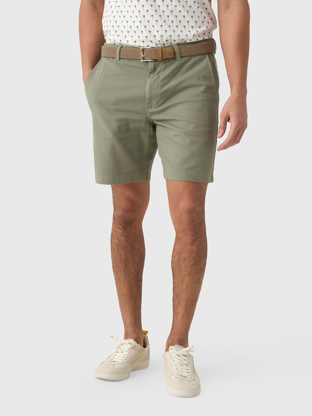 Faherty Brand Men's Essential Chino 8" Short - Saint Bernard