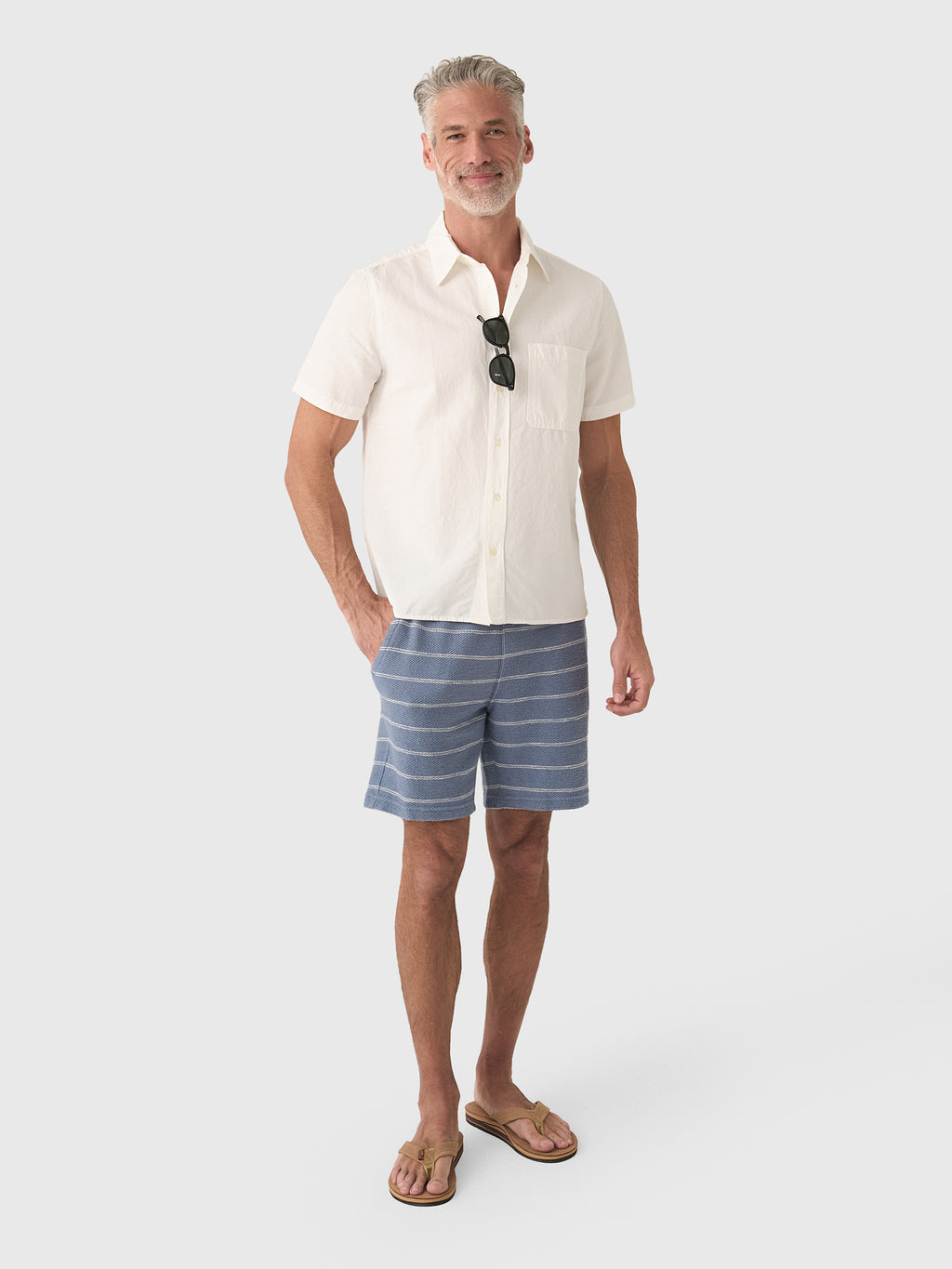 Faherty Brand Men's Whitewater Sweatshort - Saint Bernard