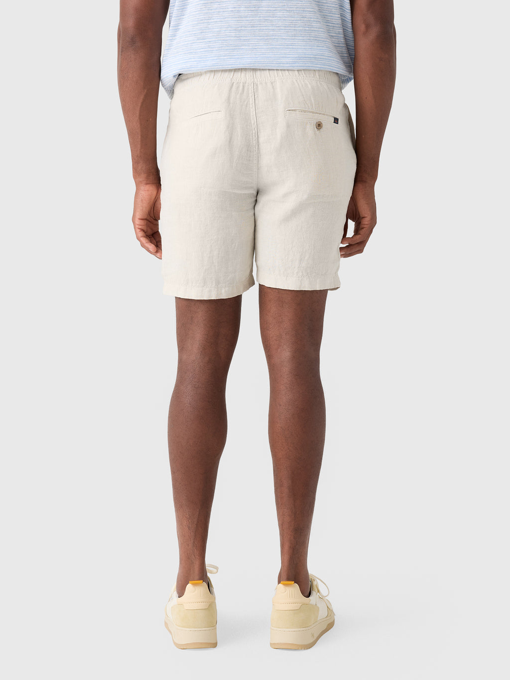 Faherty Brand Men's Essential Linen 6.5" Short - Saint Bernard