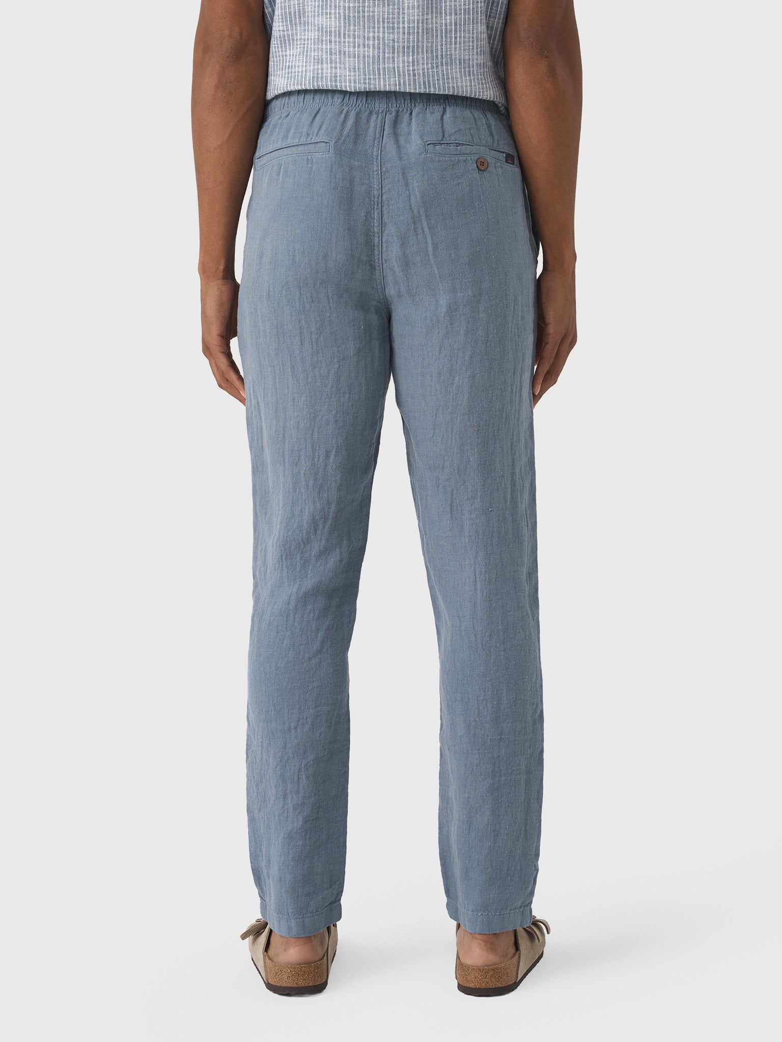 Faherty Brand Men's Linen Drawstring Pant - Saint Bernard