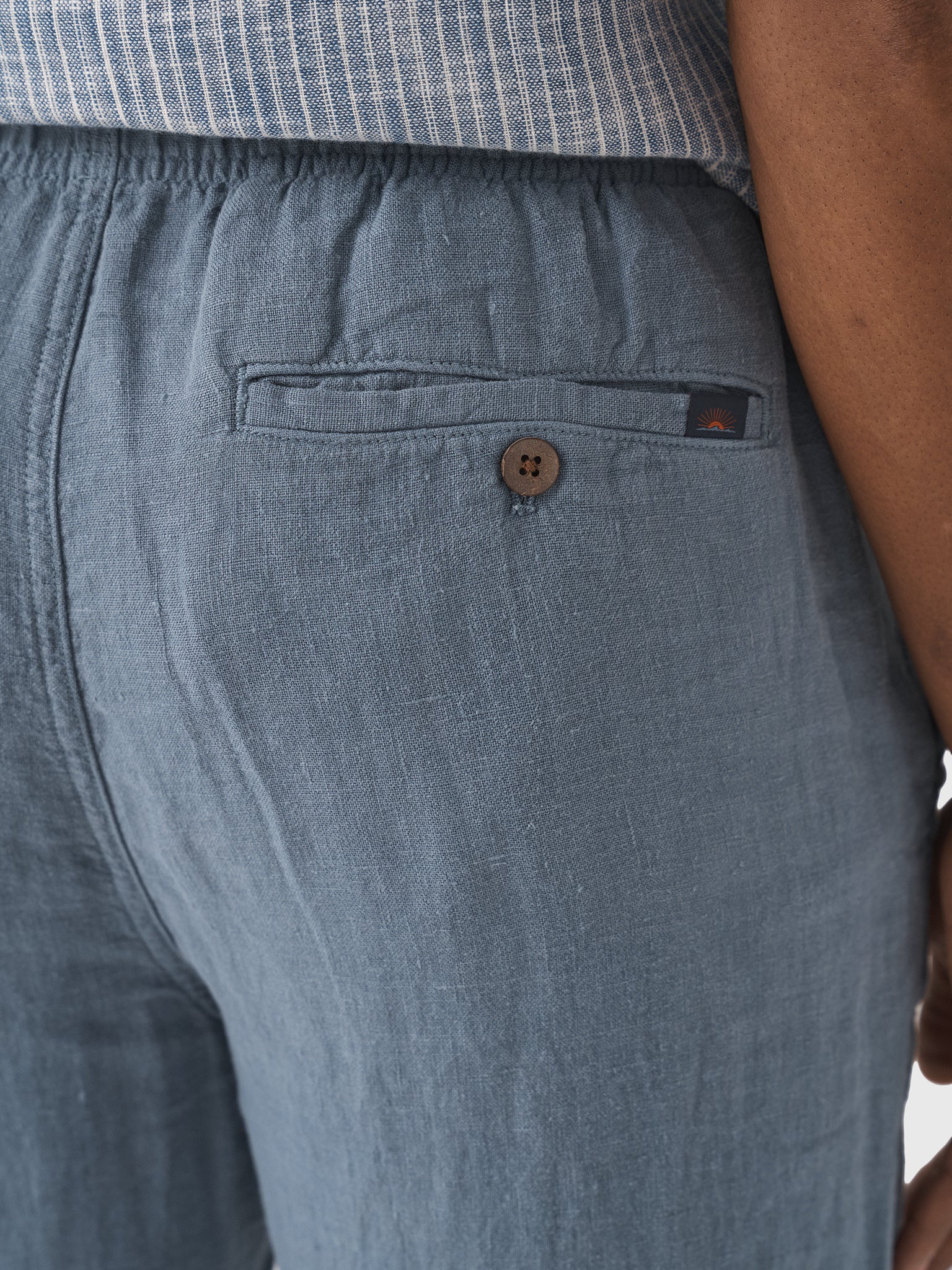 Faherty Brand Men's Linen Drawstring Pant - Saint Bernard