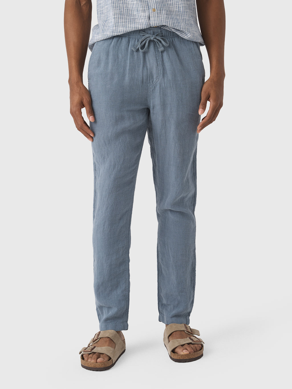 Faherty Brand Men's Linen Drawstring Pant - Saint Bernard