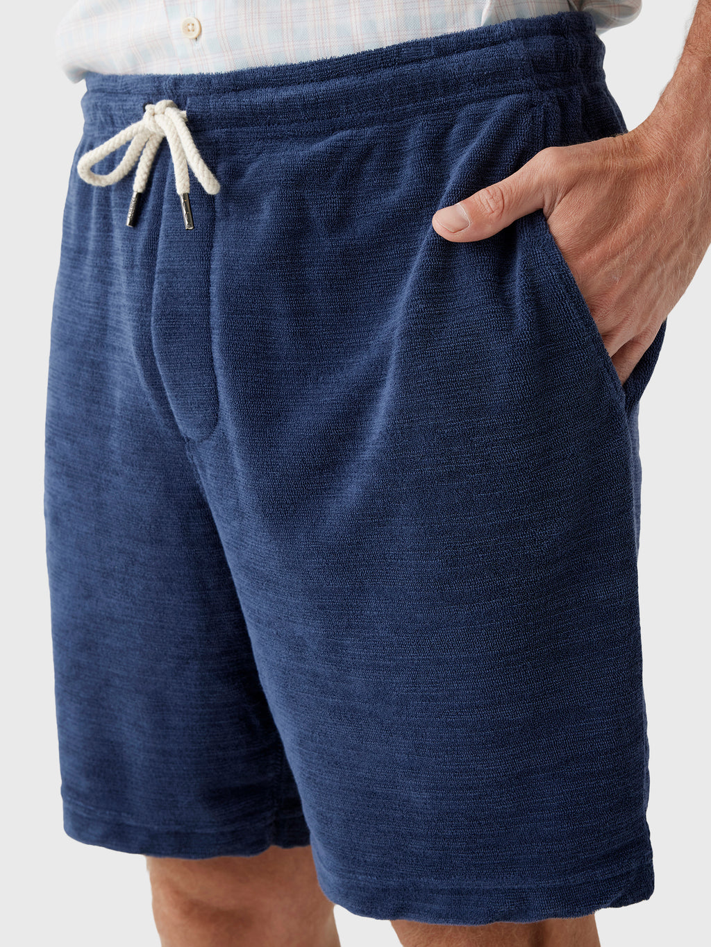 Faherty Brand Men's Cabana Towel Terry Sweatshort - Saint Bernard