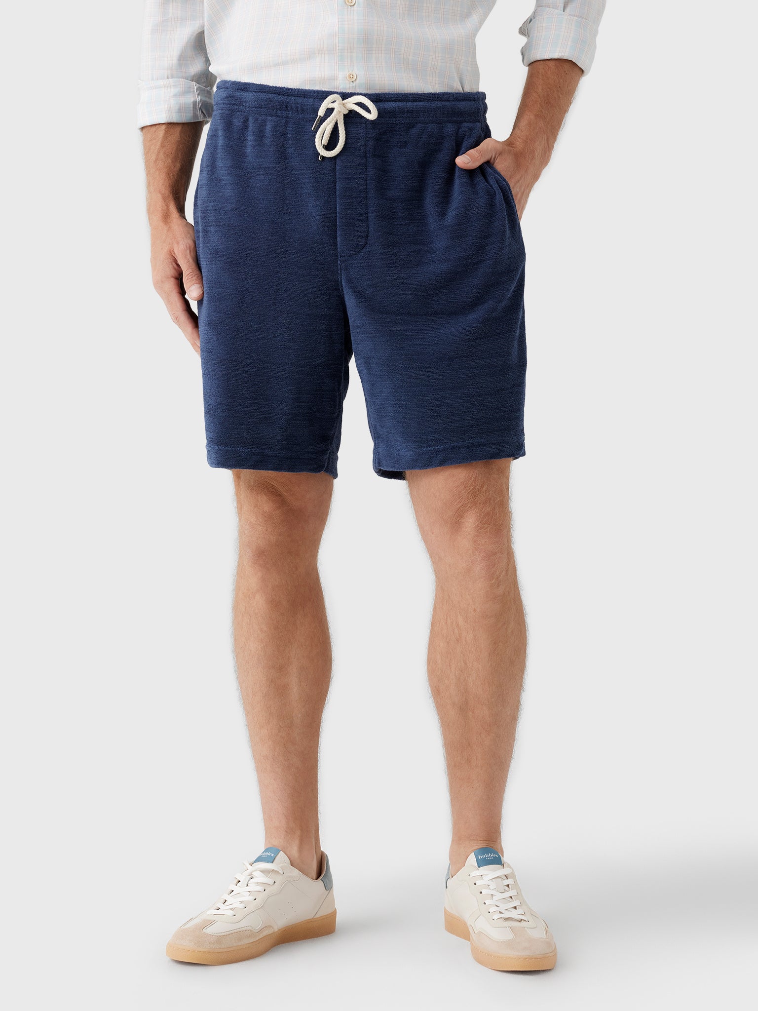Faherty Brand Men's Cabana Towel Terry Sweatshort - Saint Bernard