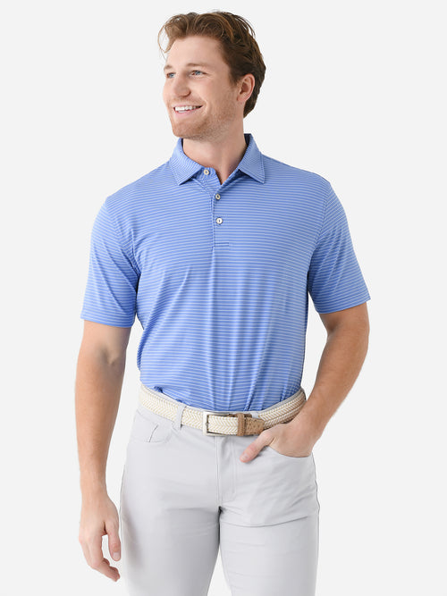 Peter Millar Crown Sport Men's Hemlock Performance Jersey Polo