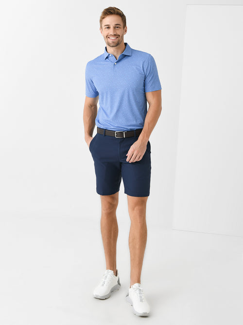 Peter Millar Crown Crafted Men's Espresso Martinis Performance Jersey Polo