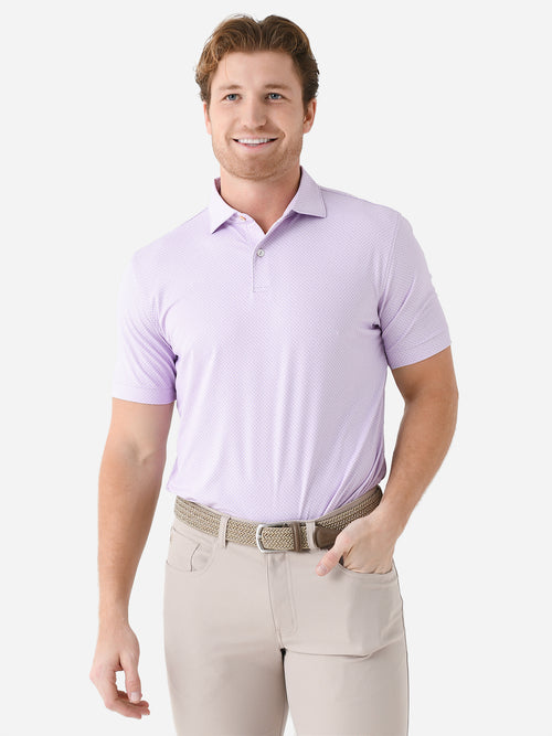 Peter Millar Crown Crafted Men's Van Alen Geo Performance Jersey Polo