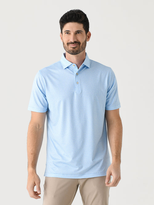 Peter Millar Crown Sport Men's Mahi Mahi Performance Jersey Polo