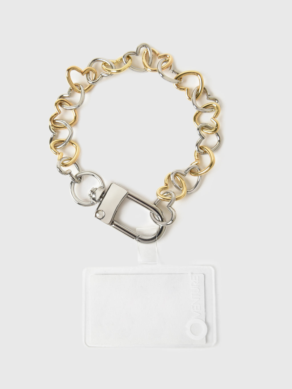 O-Venture Heart Chain Phone Wristlet - Saint Bernard