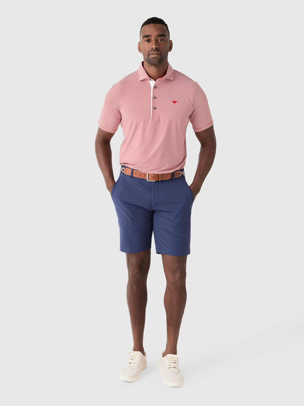 Greyson Men's Collegiate Saranac Polo - Saint Bernard