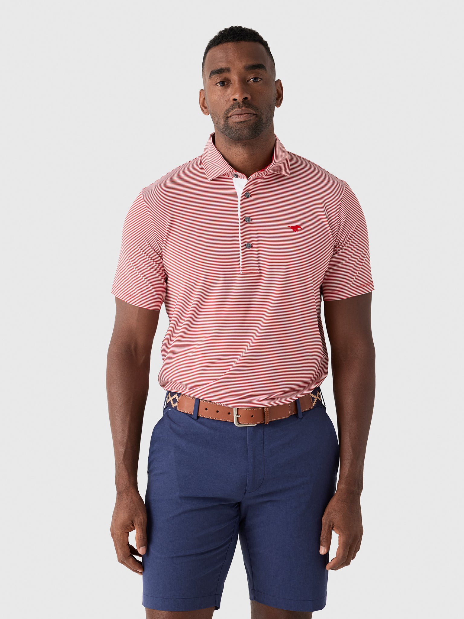 Greyson Men's Collegiate Saranac Polo - Saint Bernard