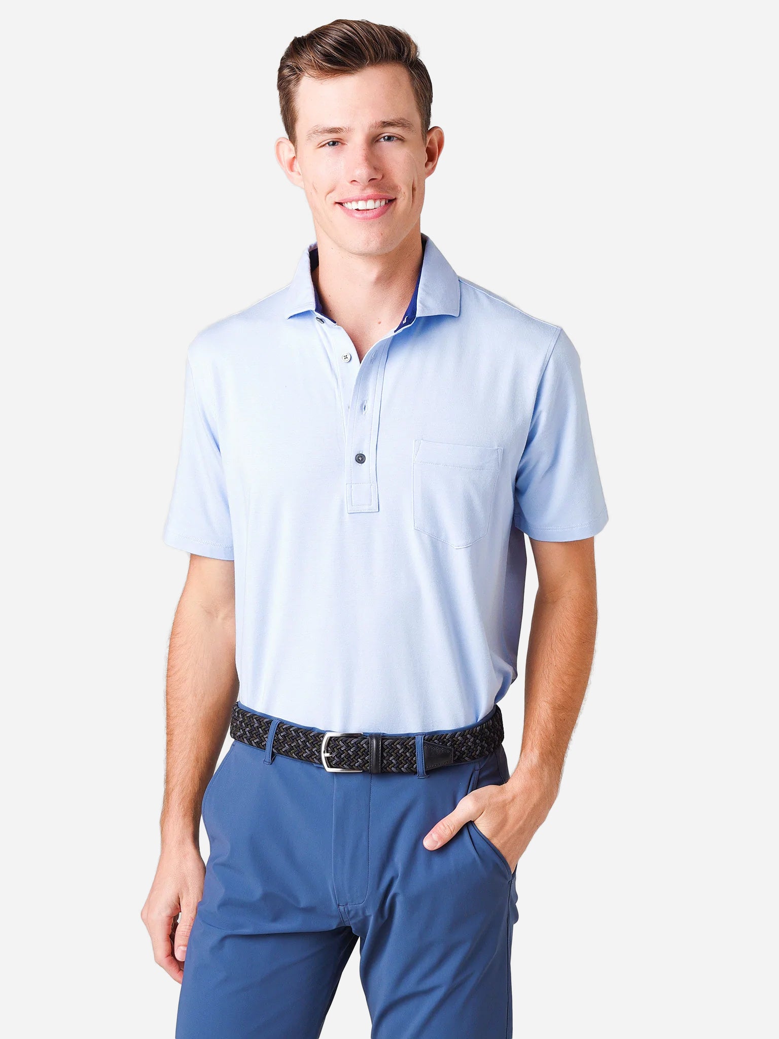 Greyson Men's Apache II Polo - Saint Bernard