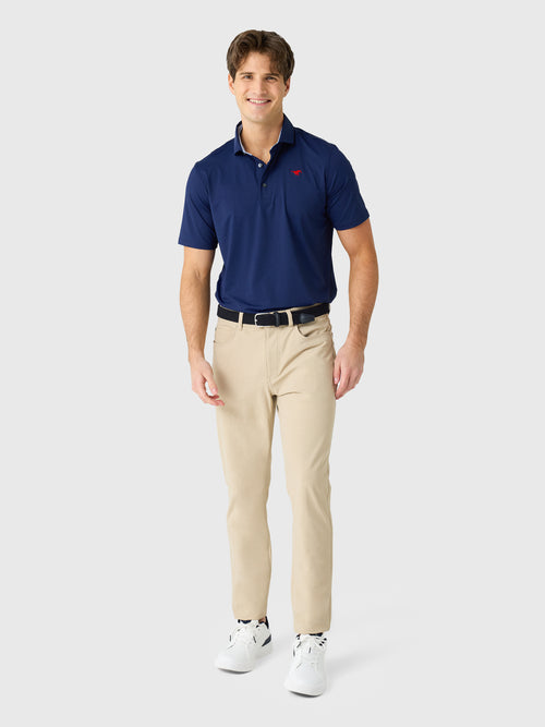 Greyson Men's Southern Methodist University Cayuse Polo - Saint Bernard