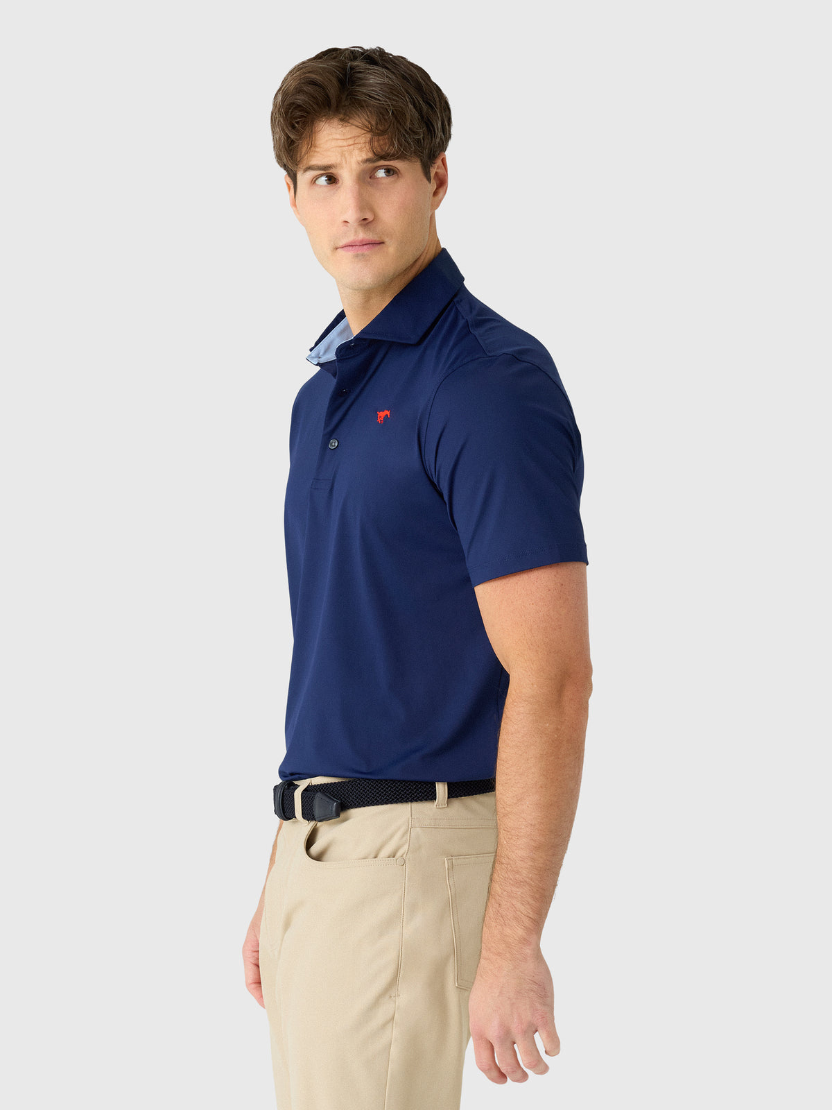 Greyson Men's Southern Methodist University Cayuse Polo - Saint Bernard