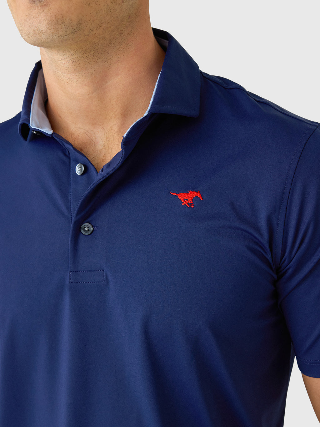 Greyson Men's Southern Methodist University Cayuse Polo - Saint Bernard