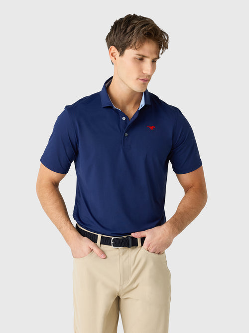 Greyson Men's Southern Methodist University Cayuse Polo - Saint Bernard