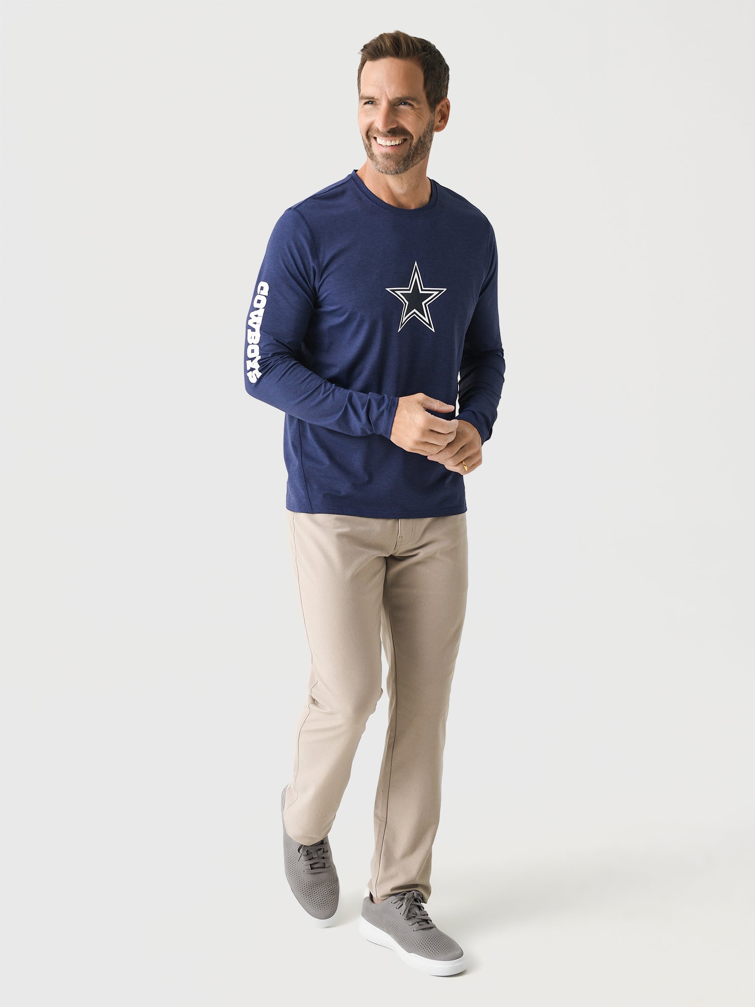 Greyson Men's Dallas Cowboys Guide Sport Long Sleeve Tee Saint Bernard Greyson Men's Dallas Cowboys Guide Sport Long Sleeve Tee Saint Bernard