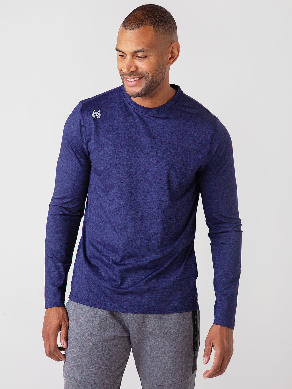 Greyson Men's Guide Sport Performance Long Sleeve Tee - Saint Bernard