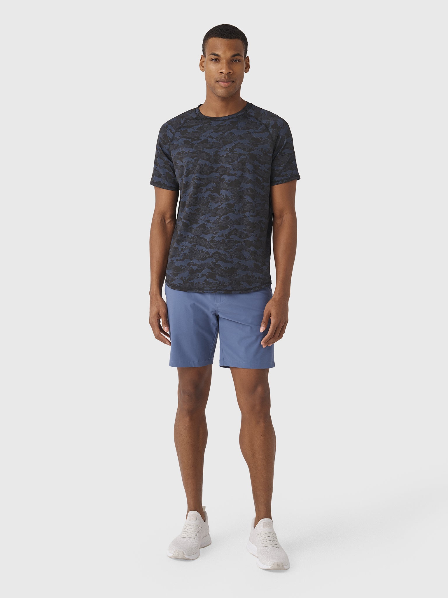 Greyson Men's Kennebec Wolfpack Camo Short Sleeve Sport Tee - Saint Bernard