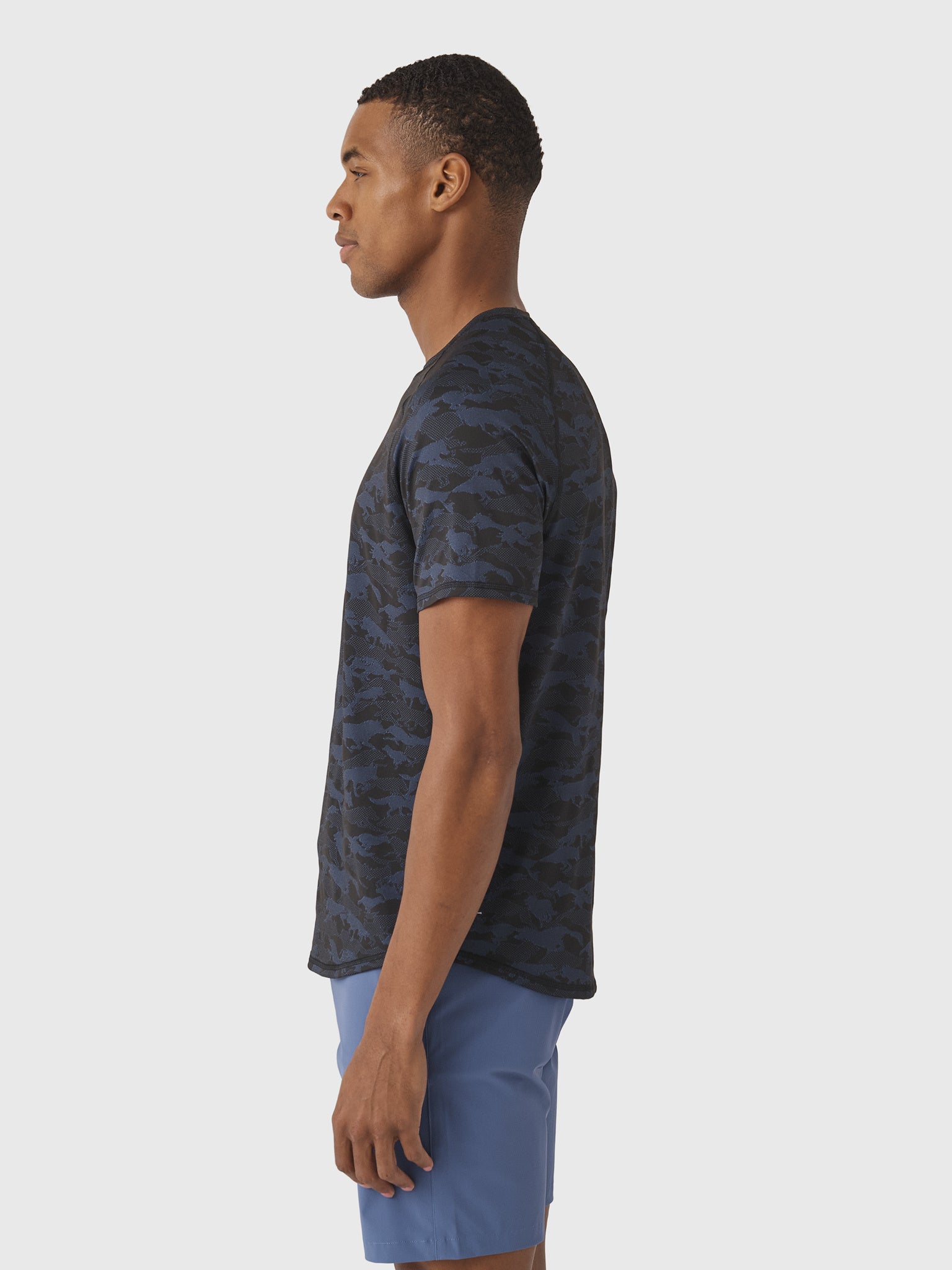 Greyson Men's Kennebec Wolfpack Camo Short Sleeve Sport Tee - Saint Bernard