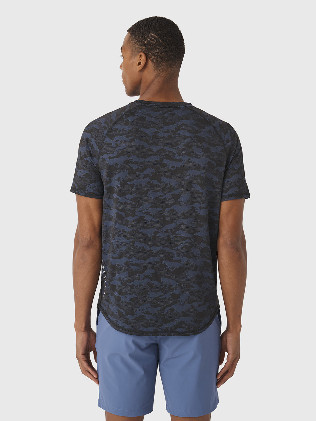 Greyson Men's Kennebec Wolfpack Camo Short Sleeve Sport Tee - Saint Bernard