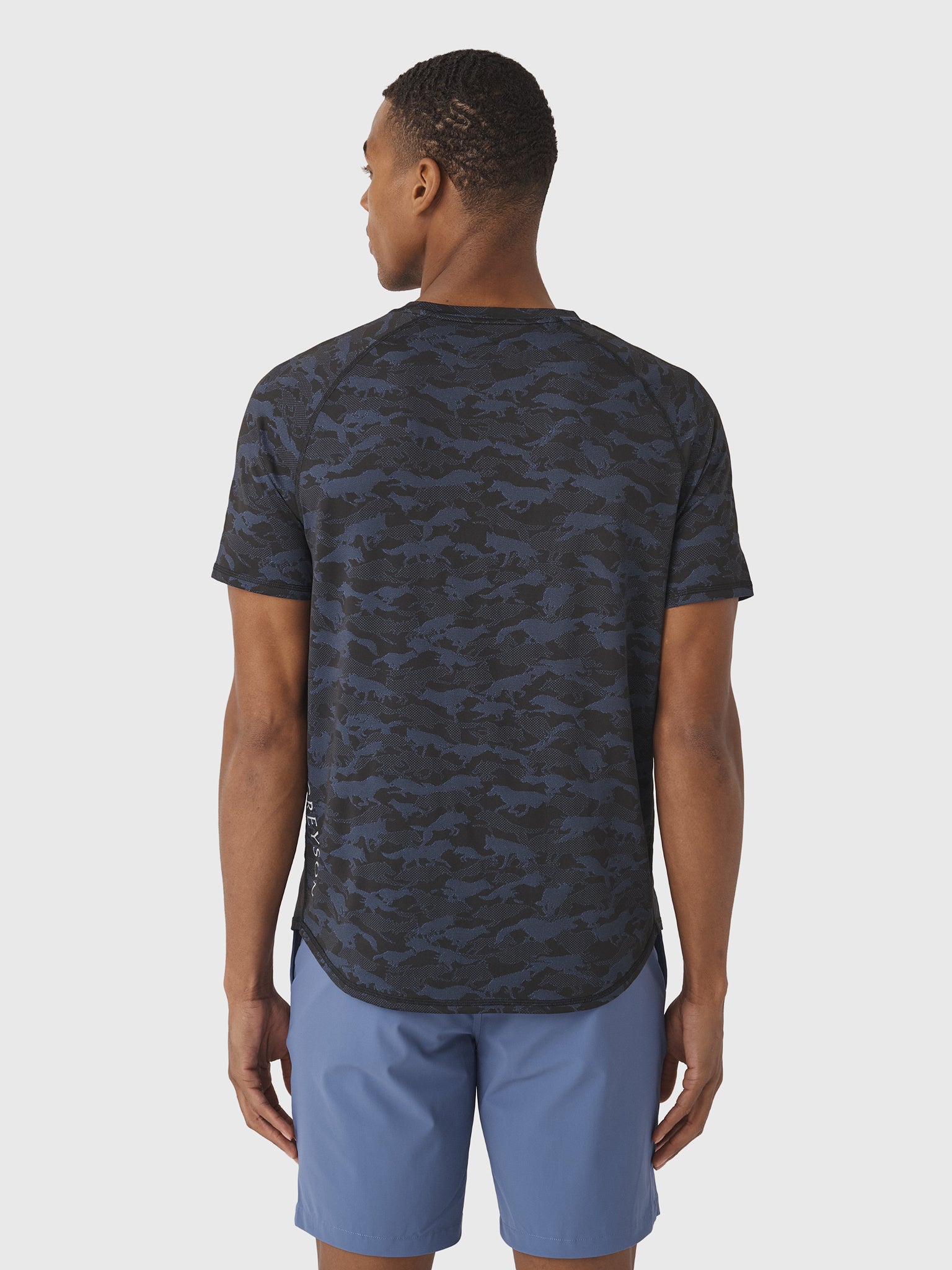 Greyson Men's Kennebec Wolfpack Camo Short Sleeve Sport Tee - Saint Bernard