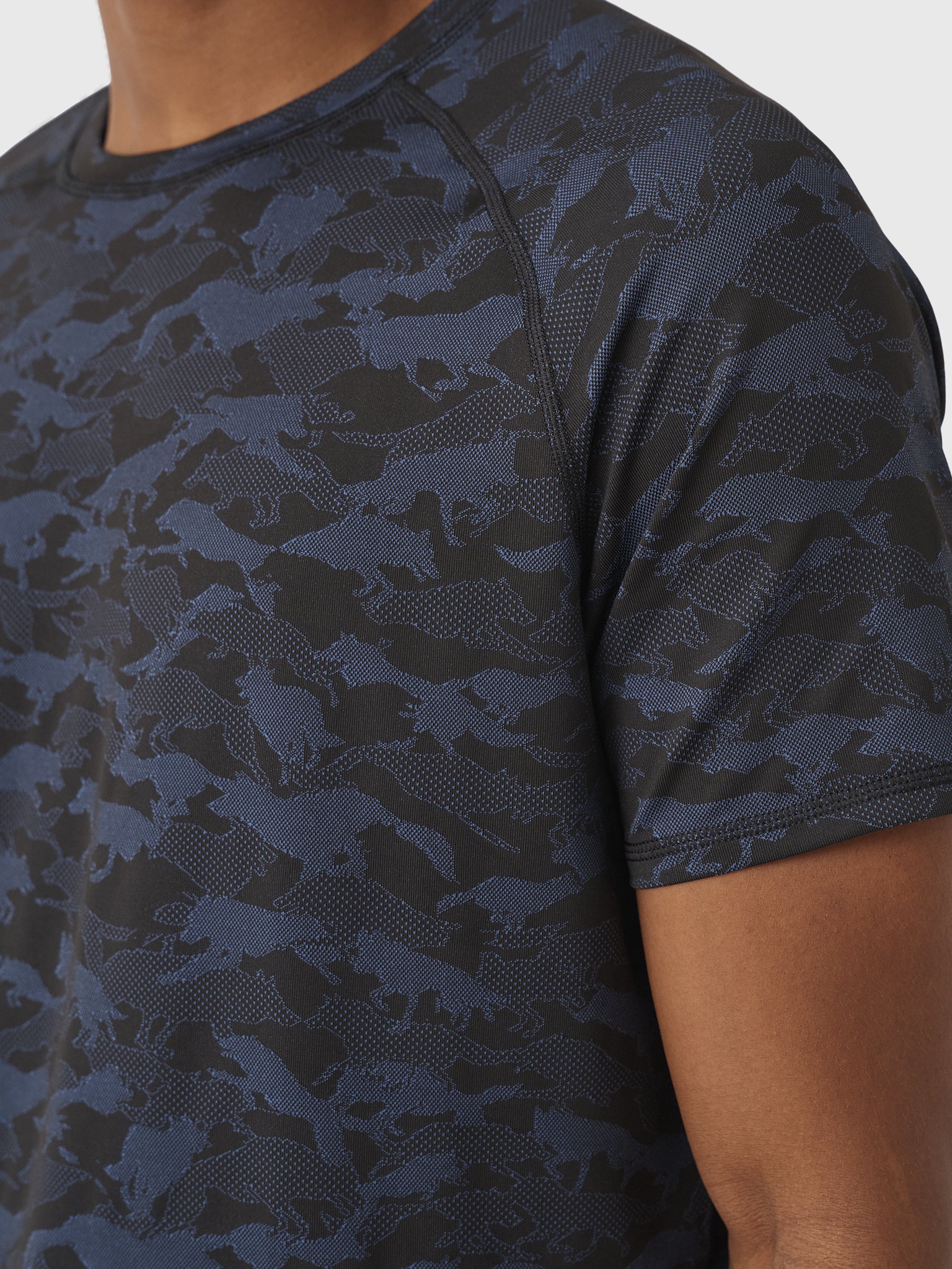 Greyson Men's Kennebec Wolfpack Camo Short Sleeve Sport Tee - Saint Bernard