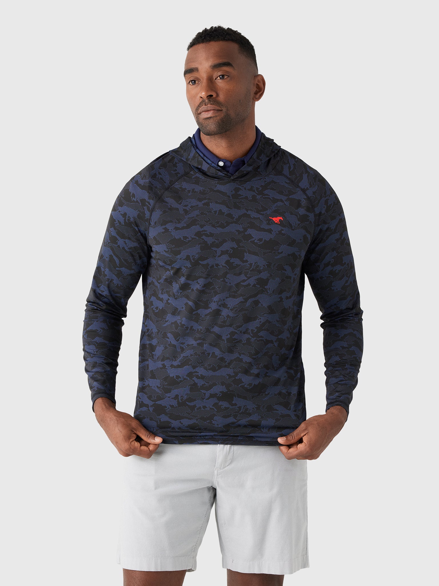 Greyson Men's Collegiate Kennebec Wolfpack Camo Sport Hoodie - Saint Bernard