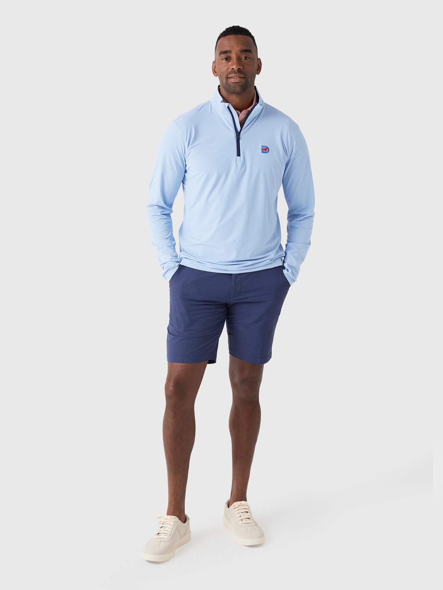 Greyson Men's Collegiate Tate Quarter-Zip - Saint Bernard