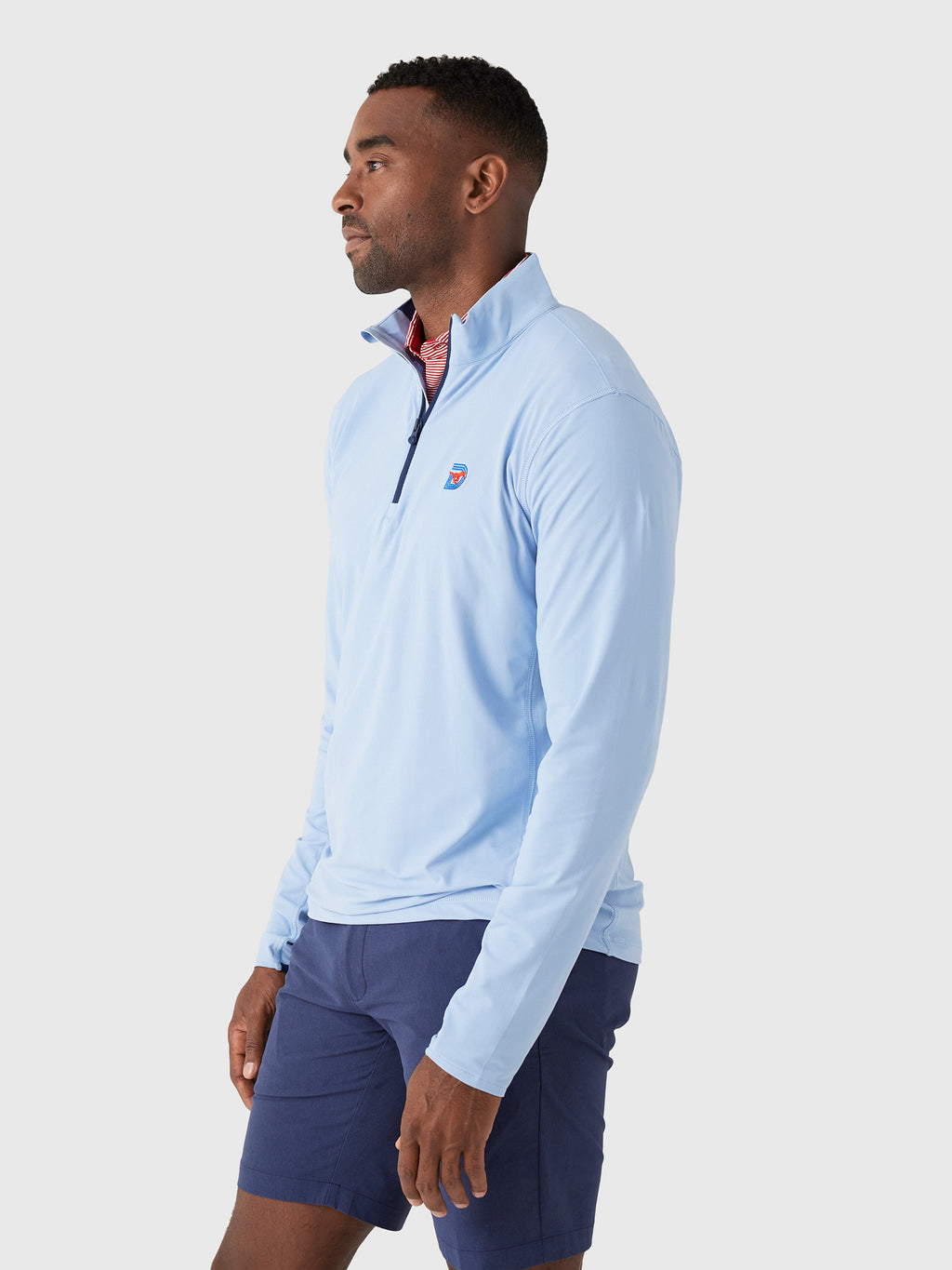 Greyson Men's Collegiate Tate Quarter-Zip - Saint Bernard