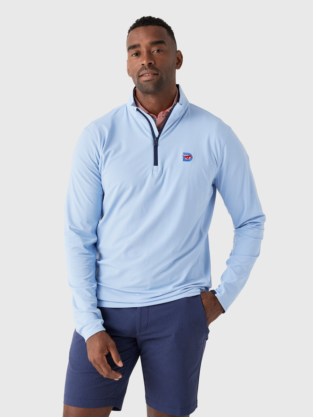 Greyson Men's Collegiate Tate Quarter-Zip - Saint Bernard