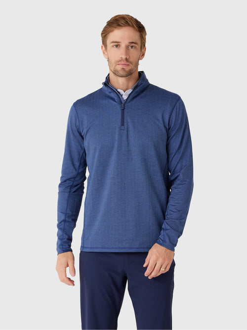Greyson Men's Tate Herringbone Mockneck Quarter-Zip