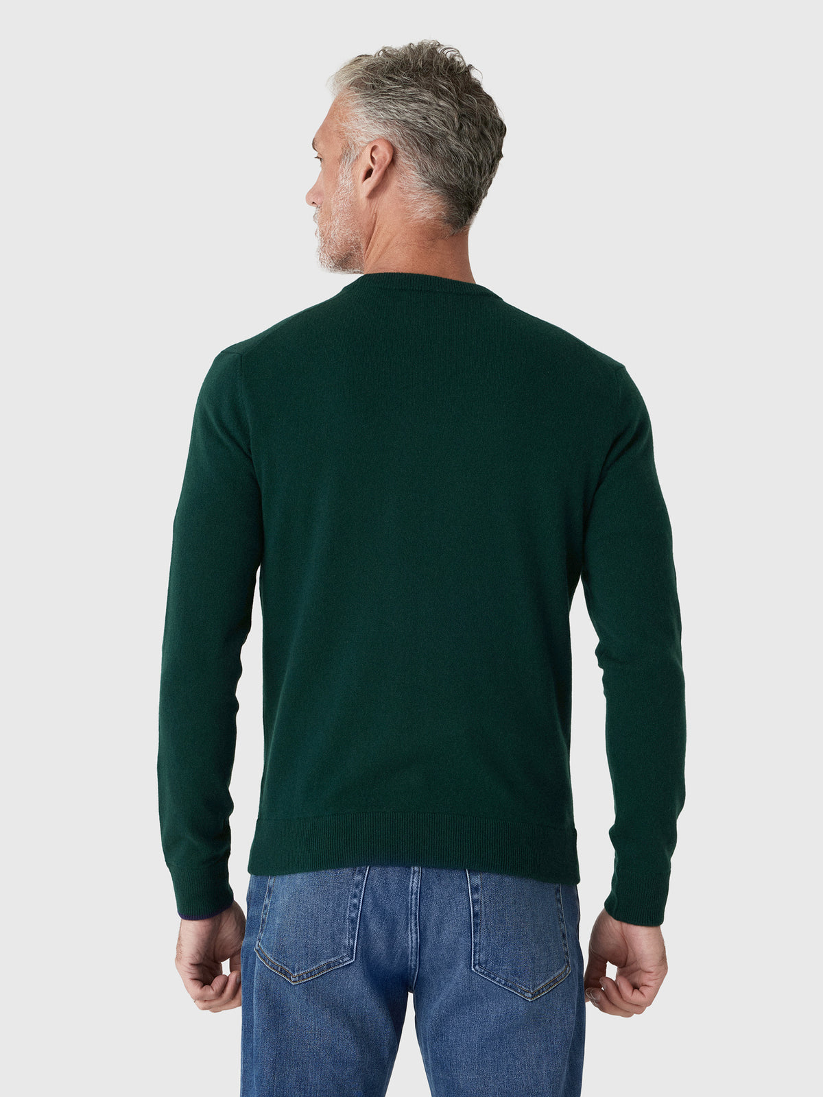 Greyson Men's Tomahawk Cashmere Crewneck Sweater - Saint Bernard
