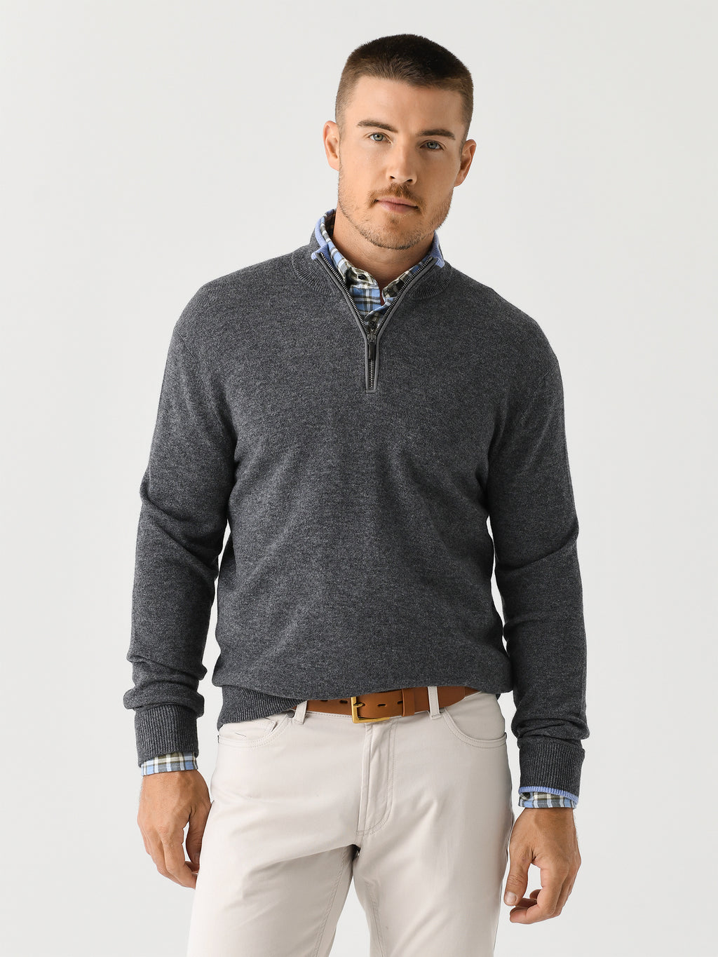 Greyson Men's Sebonack Quarter-Zip - Saint Bernard