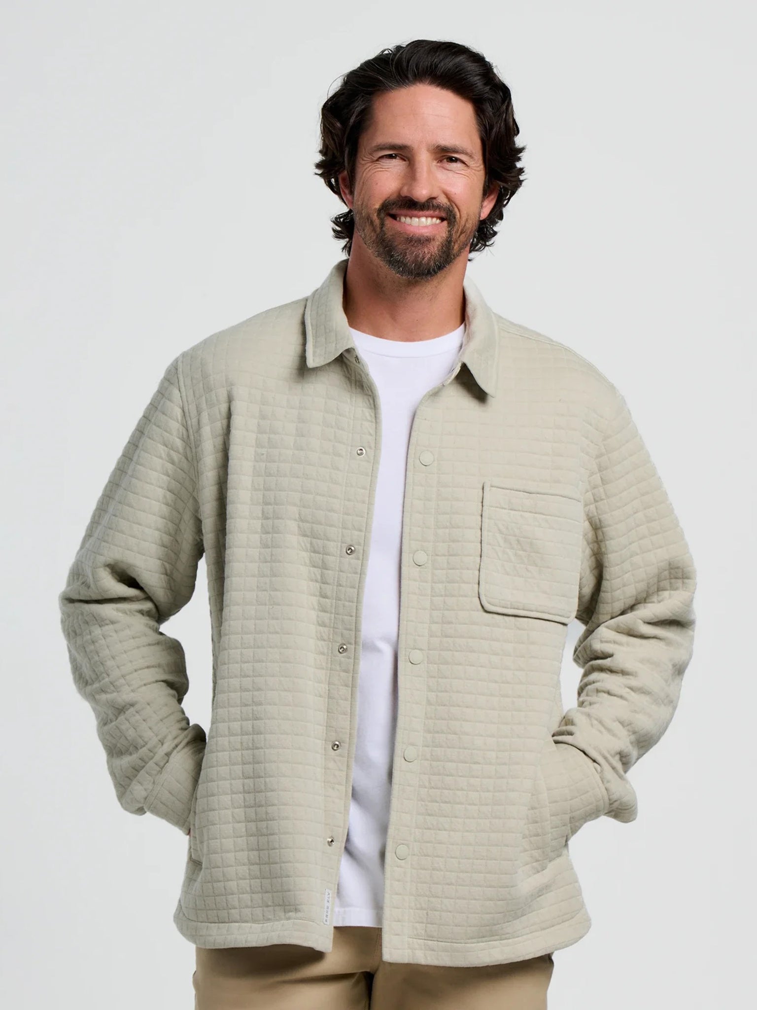 Free Fly Men's Downvalley Overshirt - Saint Bernard