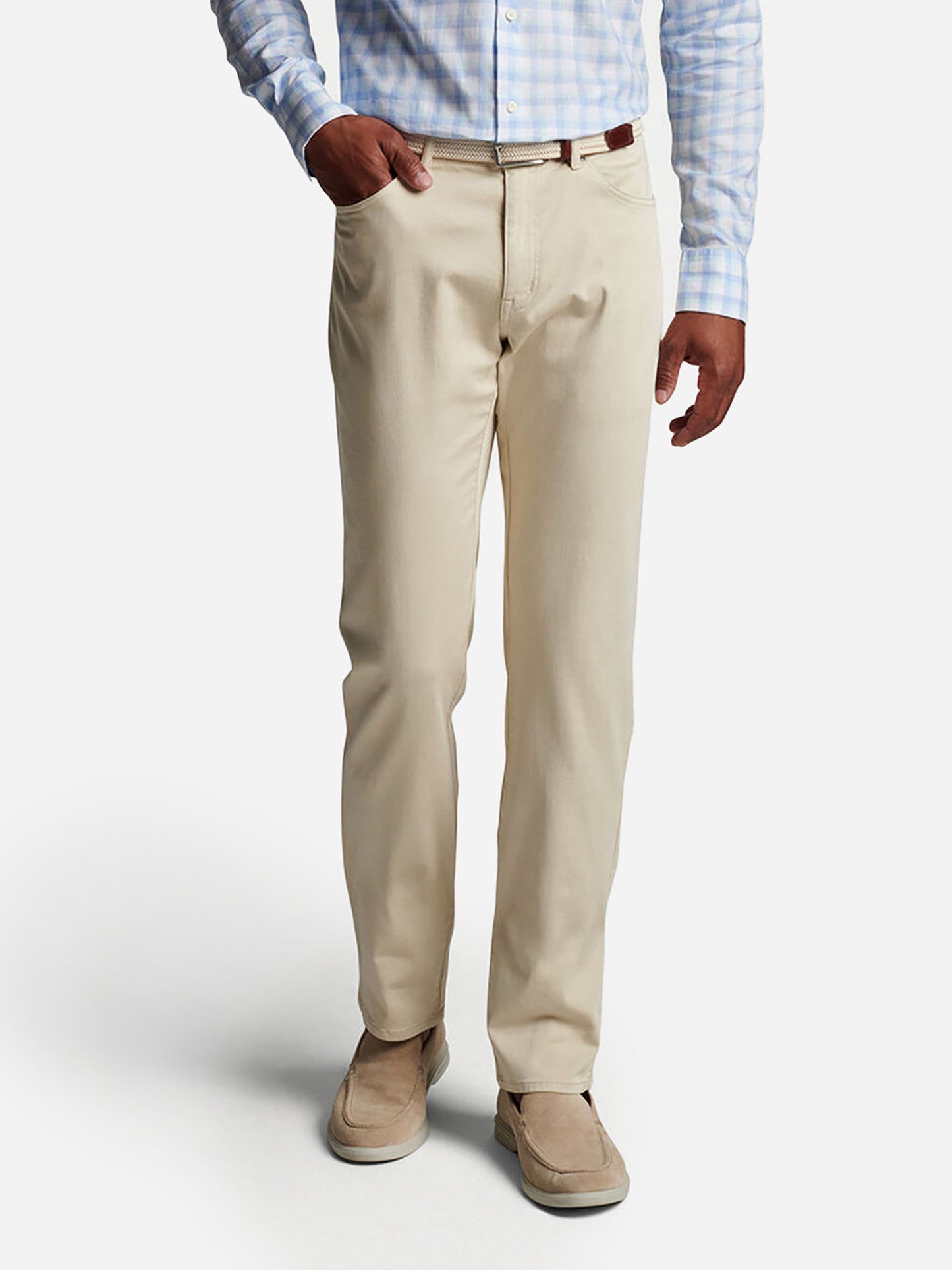 Peter Millar Crown Men’s Ultimate Sateen Five-Pocket Pant - Saint Bernard