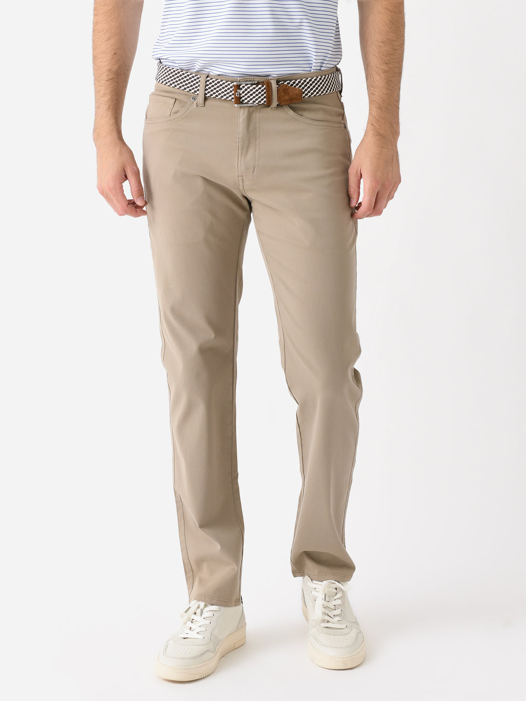 Peter Millar Crown Men's Signature Sateen Five-Pocket Pant - Saint Bernard