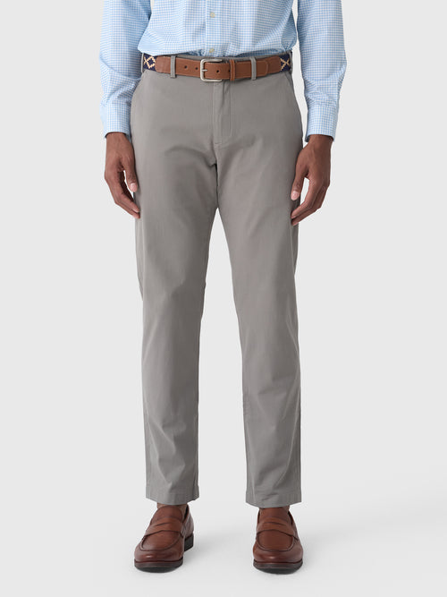 Peter Millar Crown Men's Signature Sateen Flat Front Trouser