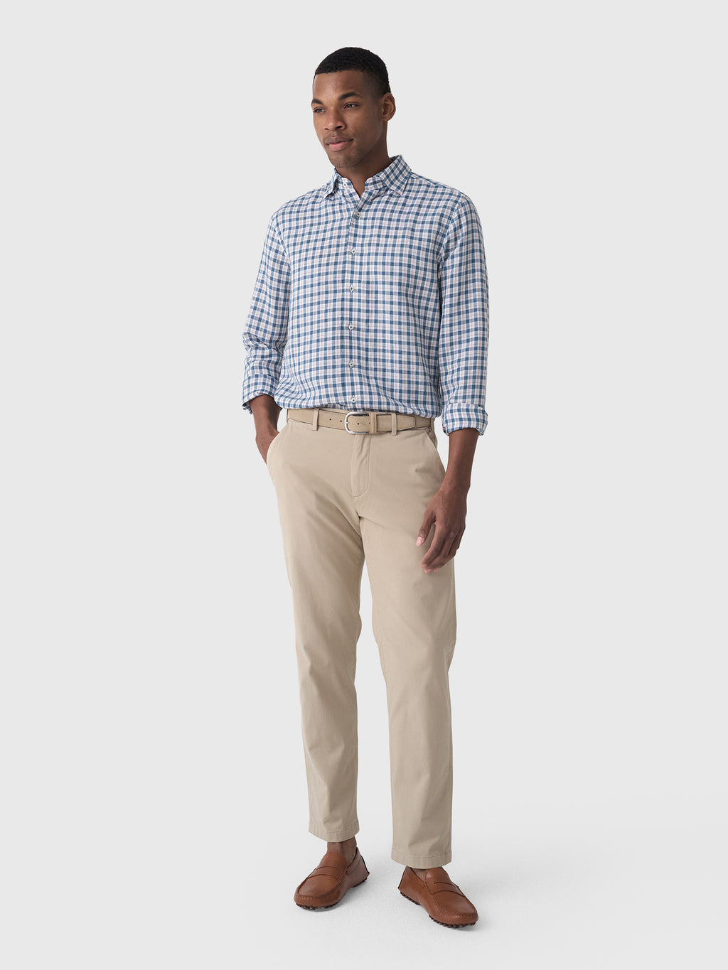 Peter Millar Crown Men's Signature Sateen Flat Front Trouser - Saint Bernard