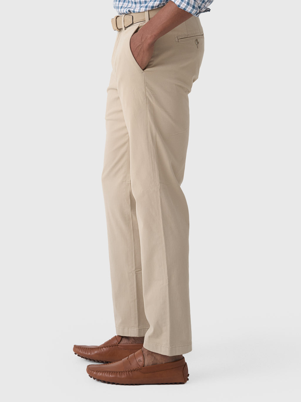 Peter Millar Crown Men's Signature Sateen Flat Front Trouser - Saint Bernard