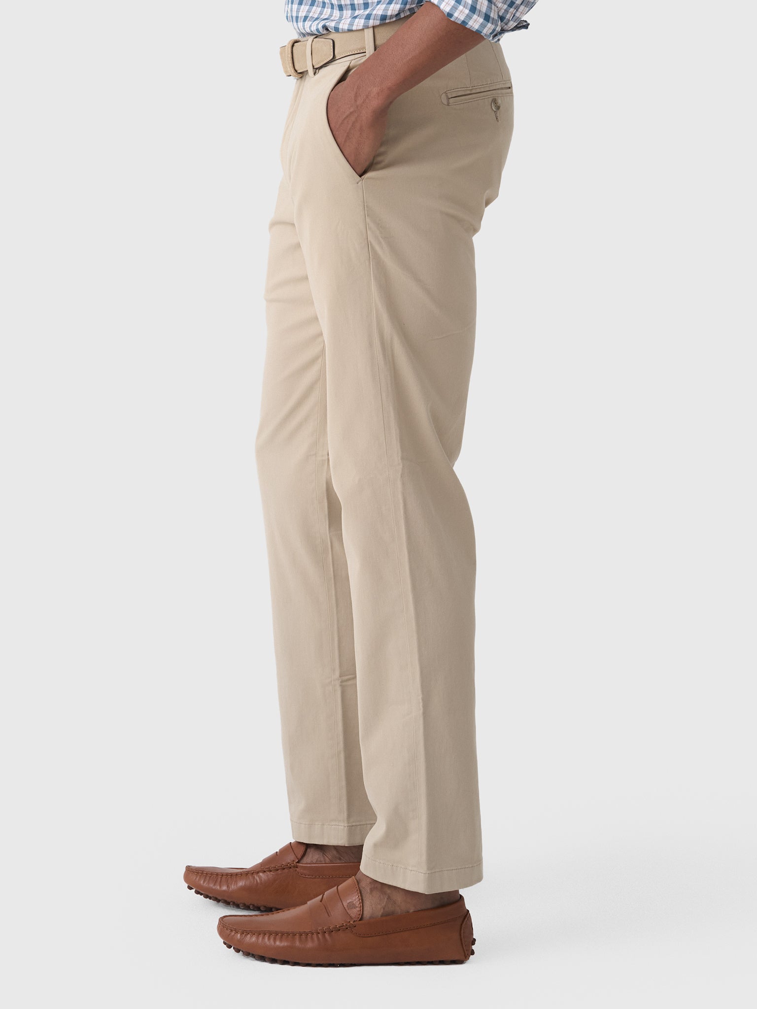 Peter Millar Crown Men's Signature Sateen Flat Front Trouser - Saint Bernard