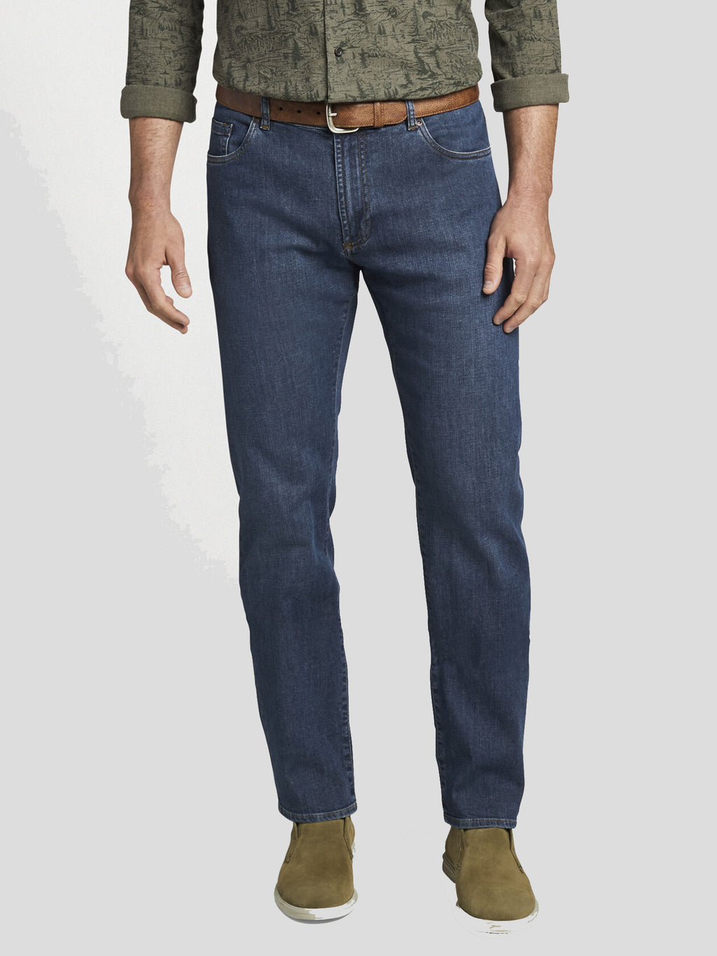 Peter Millar Crown Men's Pilot Mill Denim Pant - Saint Bernard