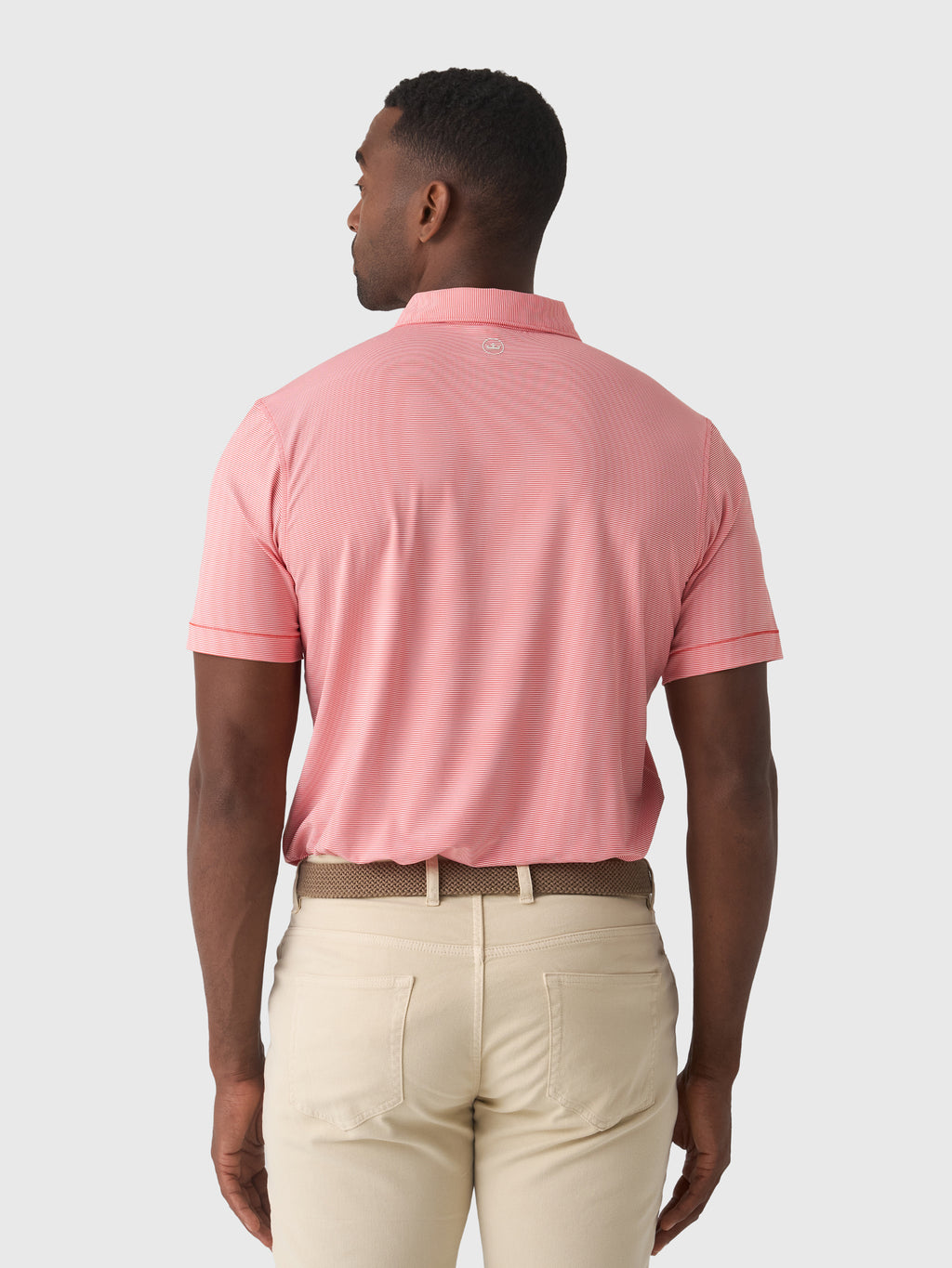 Peter Millar Major League Baseball Men's Houston Astros Jubilee Stripe Performance Polo - Saint Bernard