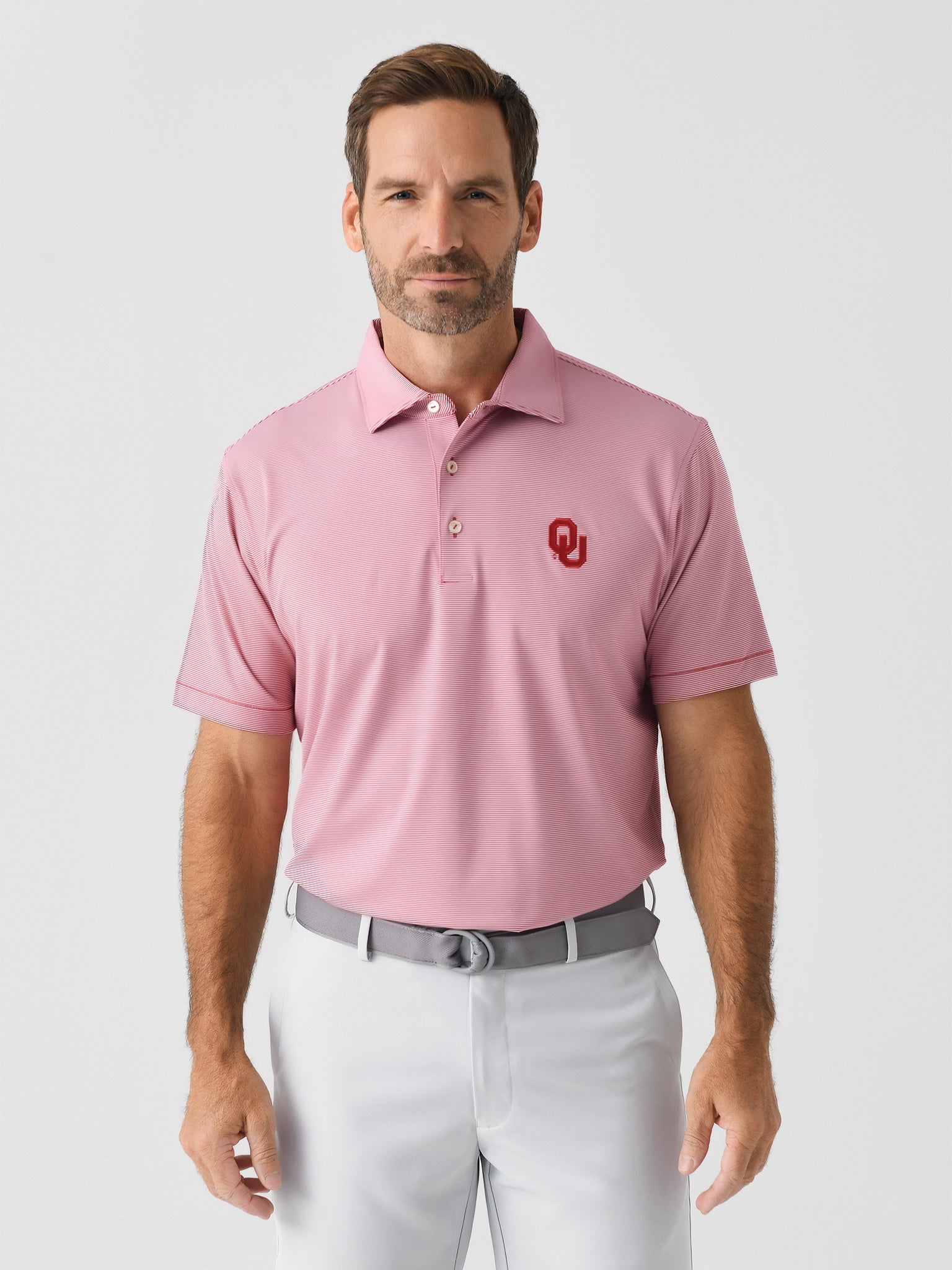 Peter Millar Collegiate Men's Jubilee Stripe Performance Jersey