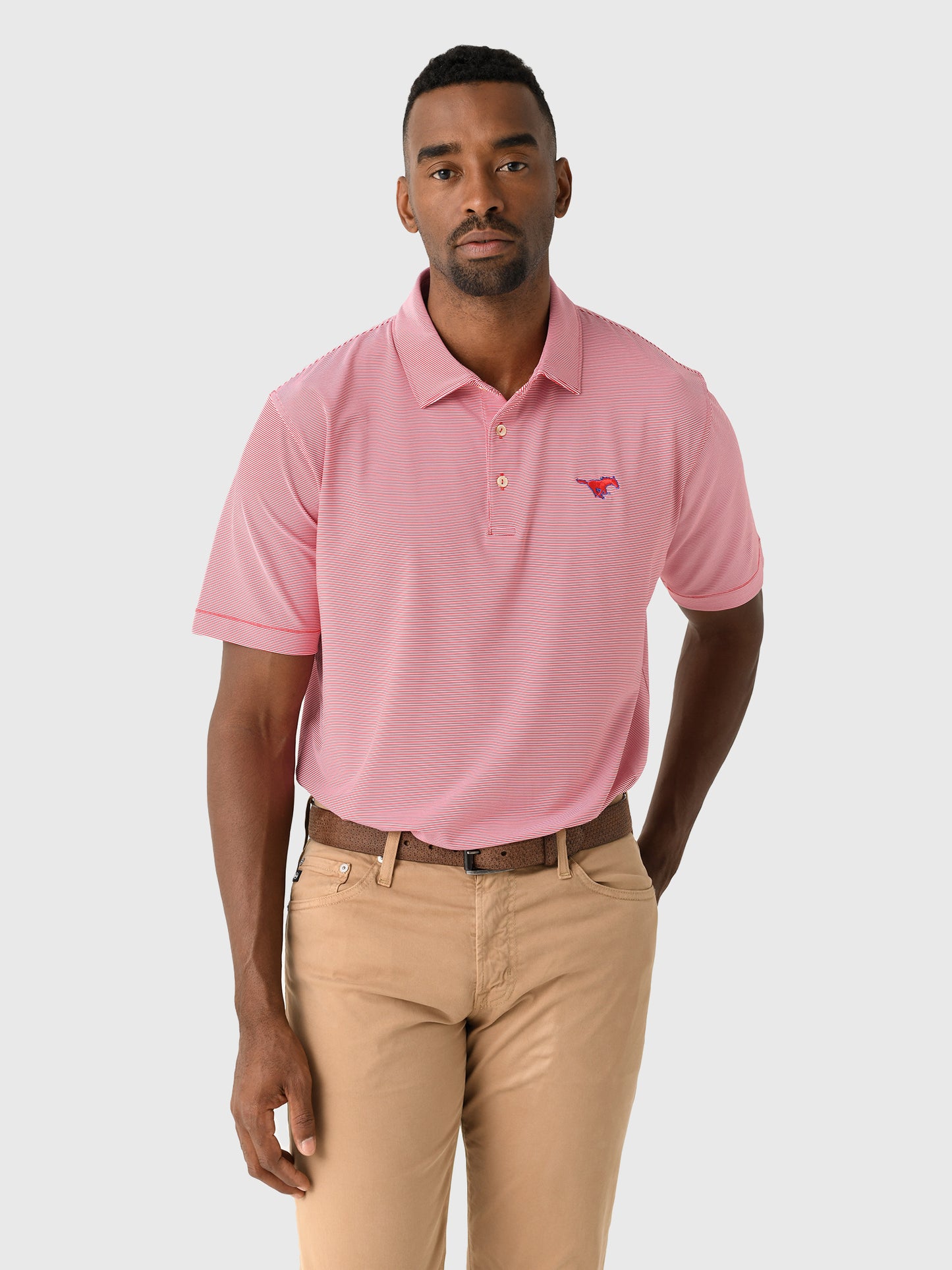 Peter Millar Collegiate Men's Jubilee Stripe Performance Jersey Polo