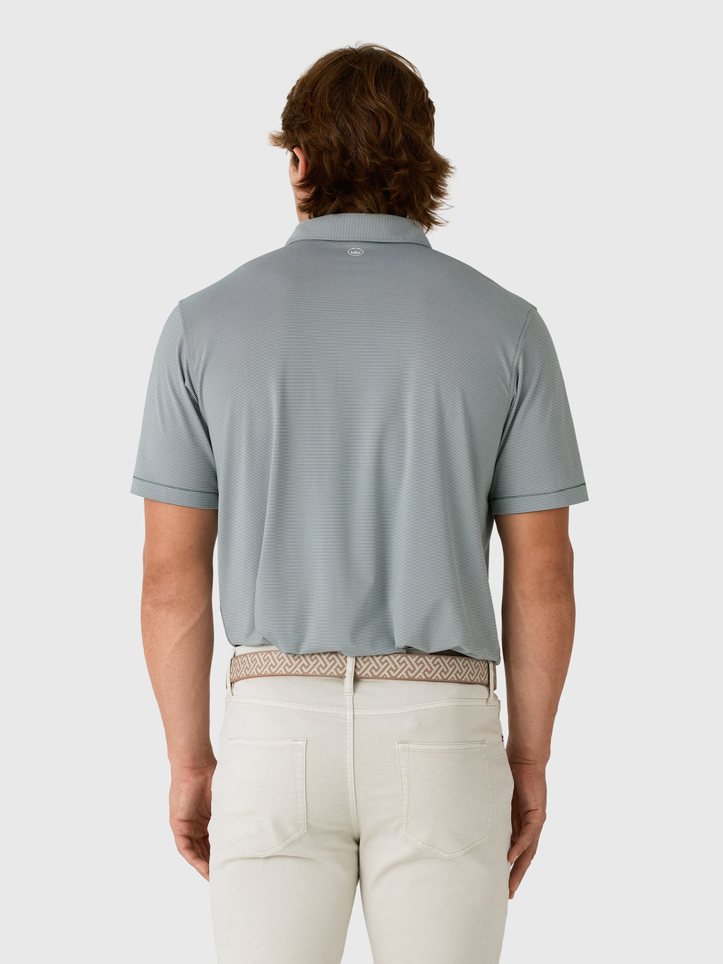 Peter Millar Crown Sport Men's Southlake Carroll Dragons Jubilee Performance Jersey Polo - Saint Bernard