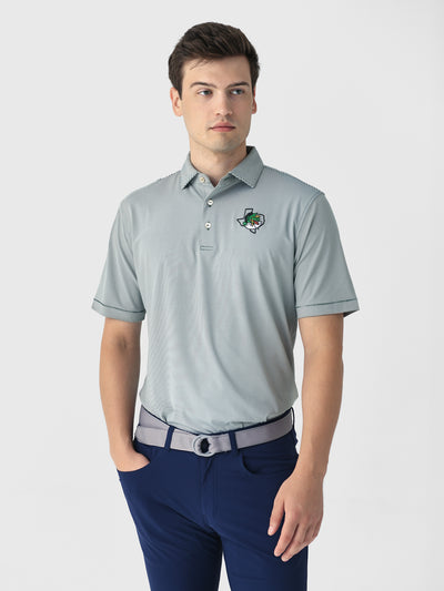 Peter Millar Crown Sport Men's Southlake Carroll Dragons Jubilee Performance Jersey Polo - Saint Bernard